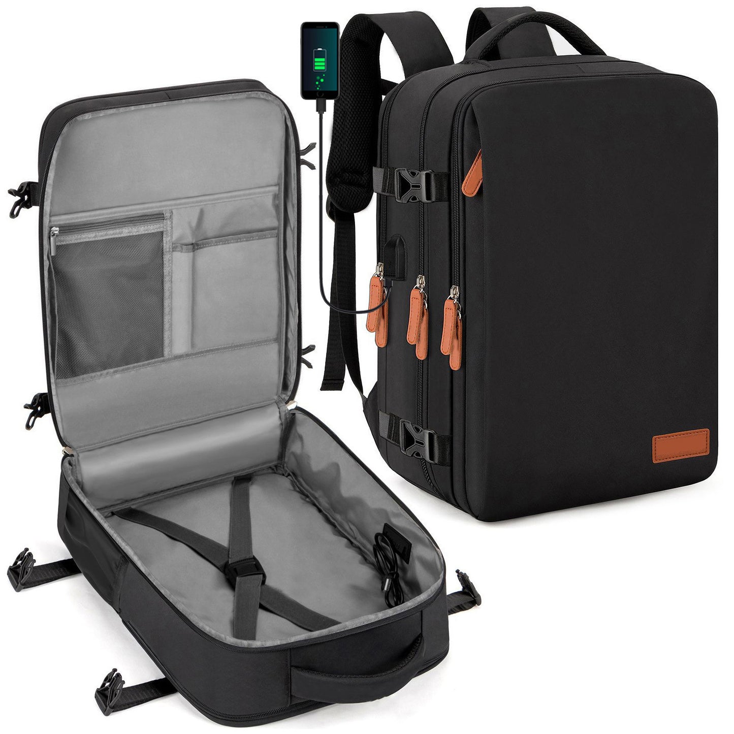 Casual Versatile Mens Oxford Cloth Backpack