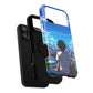 Phone Case — "Built Different" Anime Cityscape Impact-Resistant Case