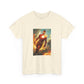 Heroic Iron Suit Graphic Tee — Futuristic Superhero Illustration T-Shirt