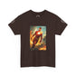 Heroic Iron Suit Graphic Tee — Futuristic Superhero Illustration T-Shirt