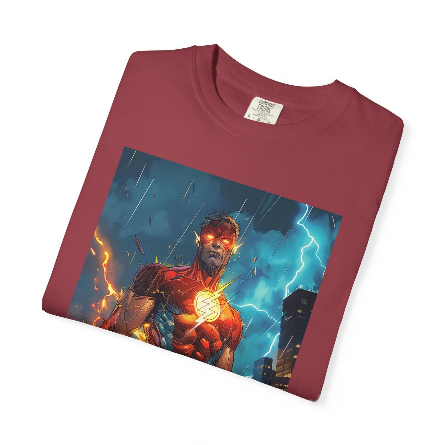 Electric Phoenix Graphic T‑Shirt — 'Hustle. Heal. Rise.' Motivational Tee