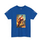 Heroic Iron Suit Graphic Tee — Futuristic Superhero Illustration T-Shirt