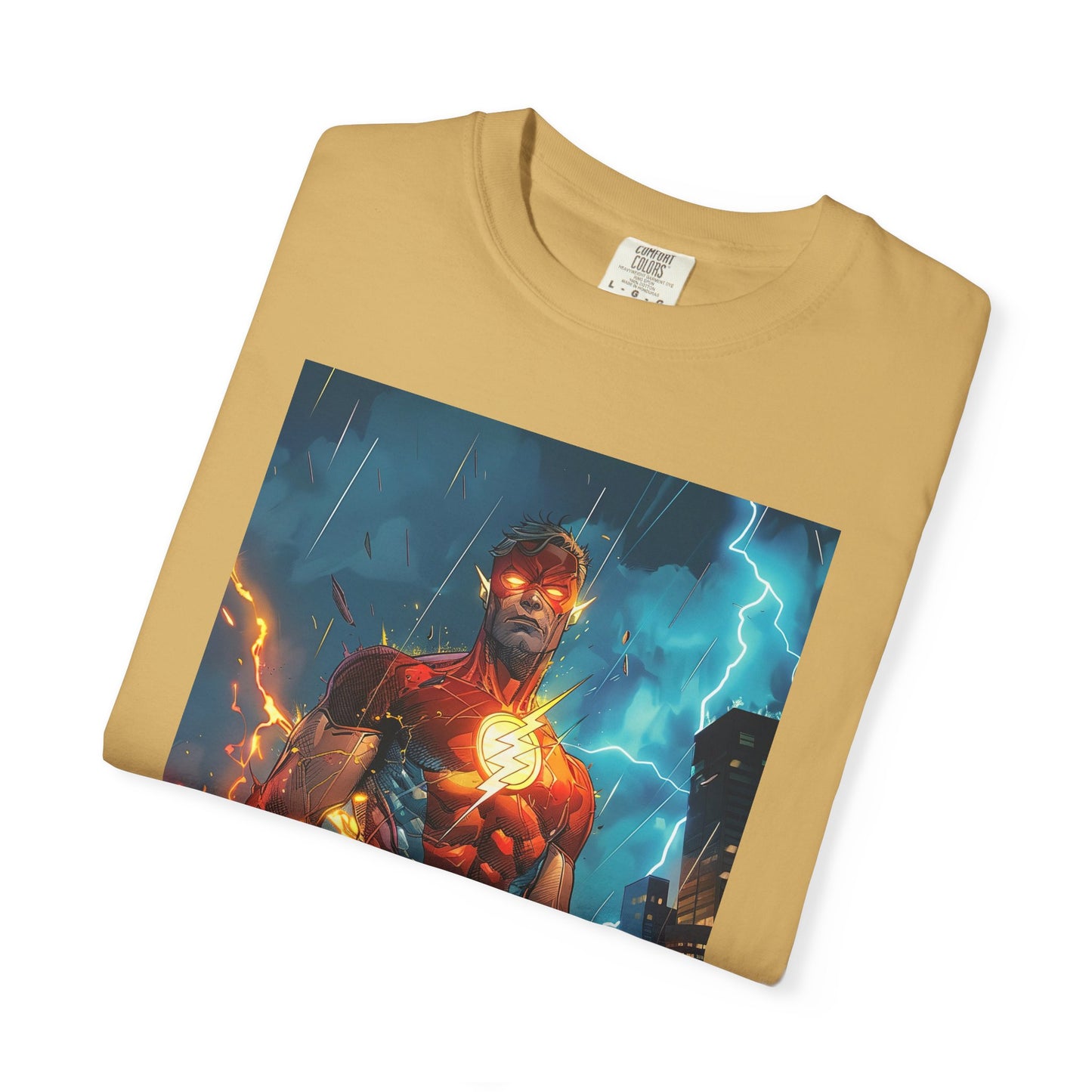 Electric Phoenix Graphic T‑Shirt — 'Hustle. Heal. Rise.' Motivational Tee