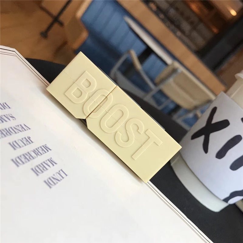 Compatible with Apple,  Airpods Bluetooth Wireless Earphone Protective Sleeve Anti-Drop Silicone