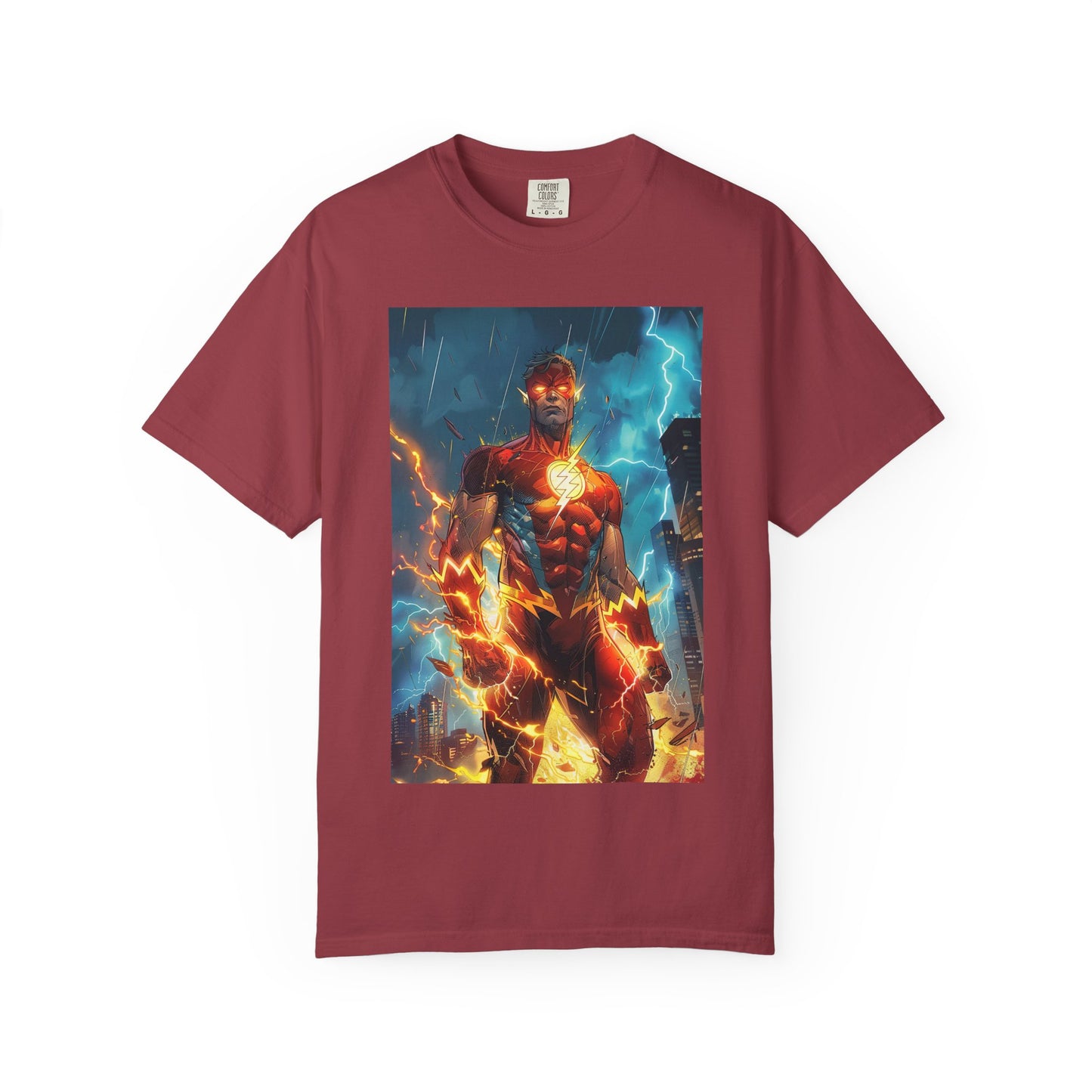 Electric Phoenix Graphic T‑Shirt — 'Hustle. Heal. Rise.' Motivational Tee