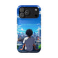 Phone Case — "Built Different" Anime Cityscape Impact-Resistant Case