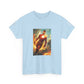 Heroic Iron Suit Graphic Tee — Futuristic Superhero Illustration T-Shirt