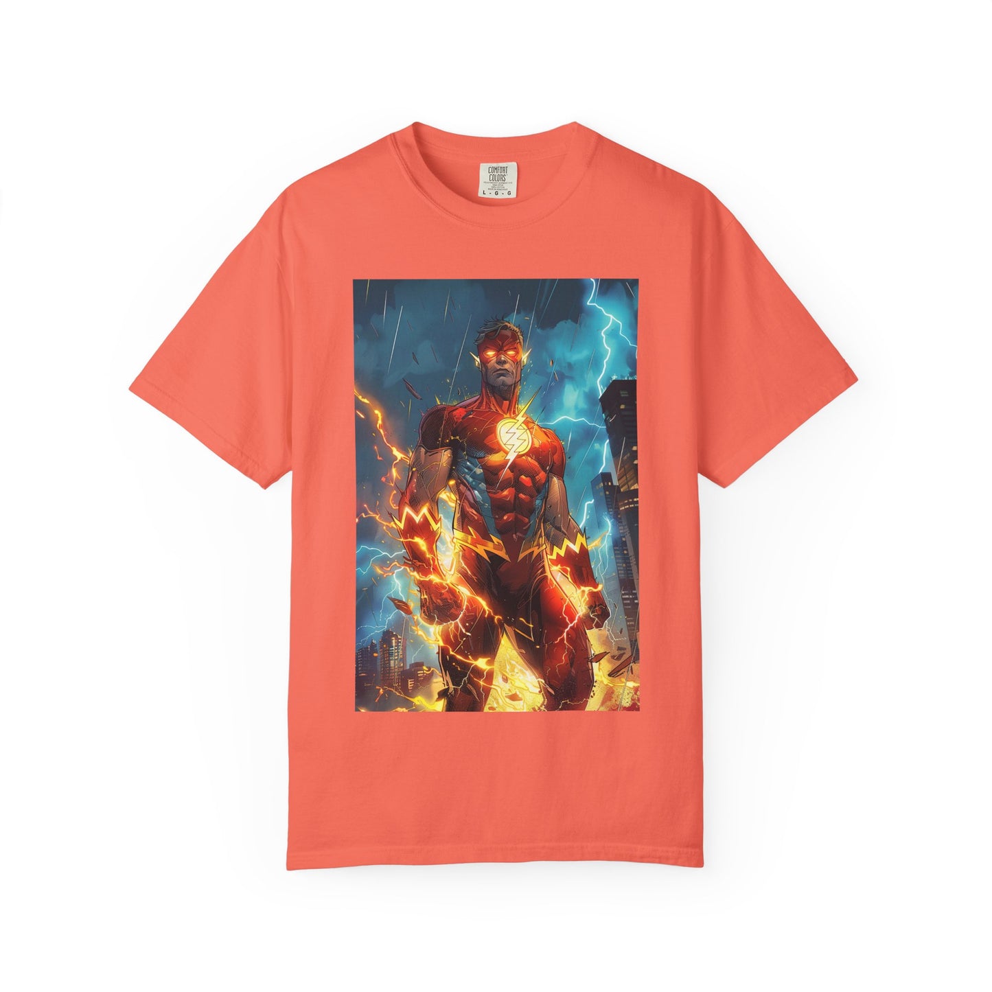 Electric Phoenix Graphic T‑Shirt — 'Hustle. Heal. Rise.' Motivational Tee