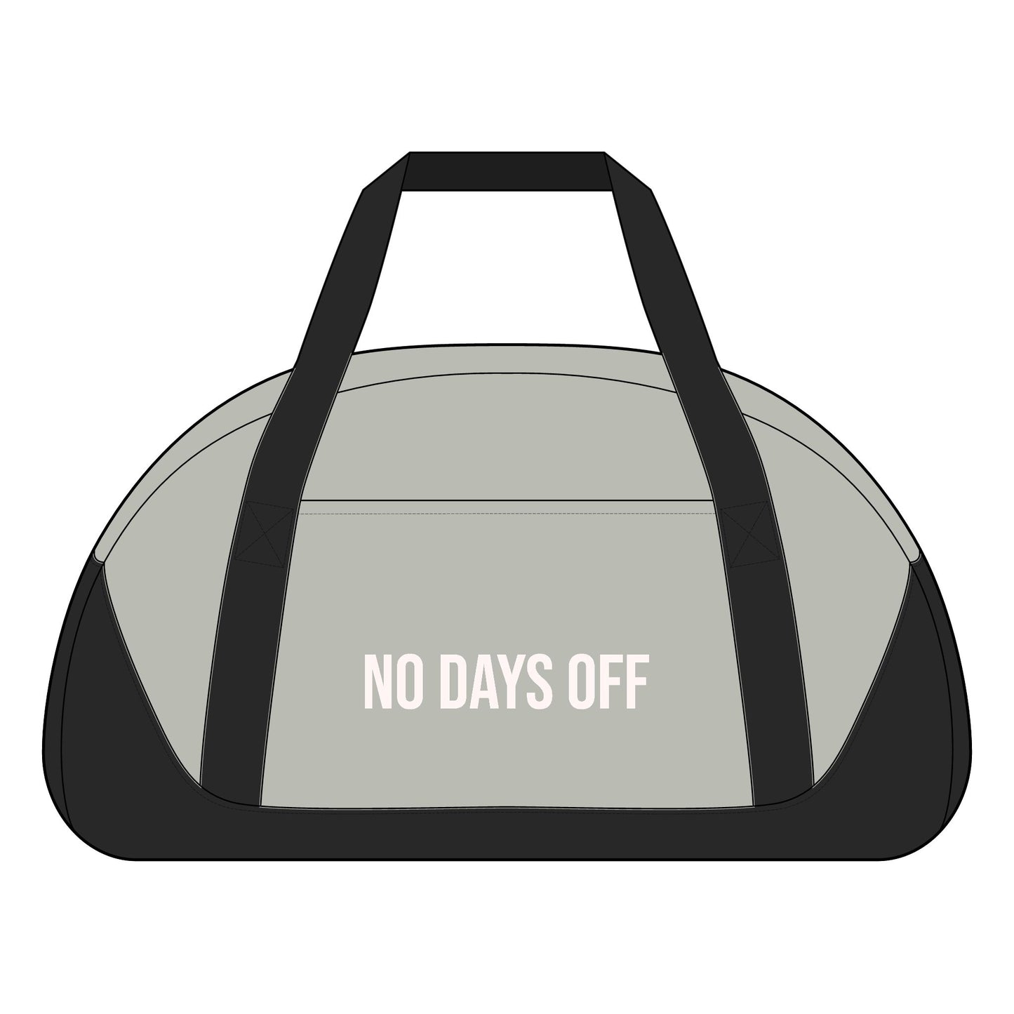 No Days Off Gym Duffel Bag — 'No Pain No Gain' Fitness Accessory