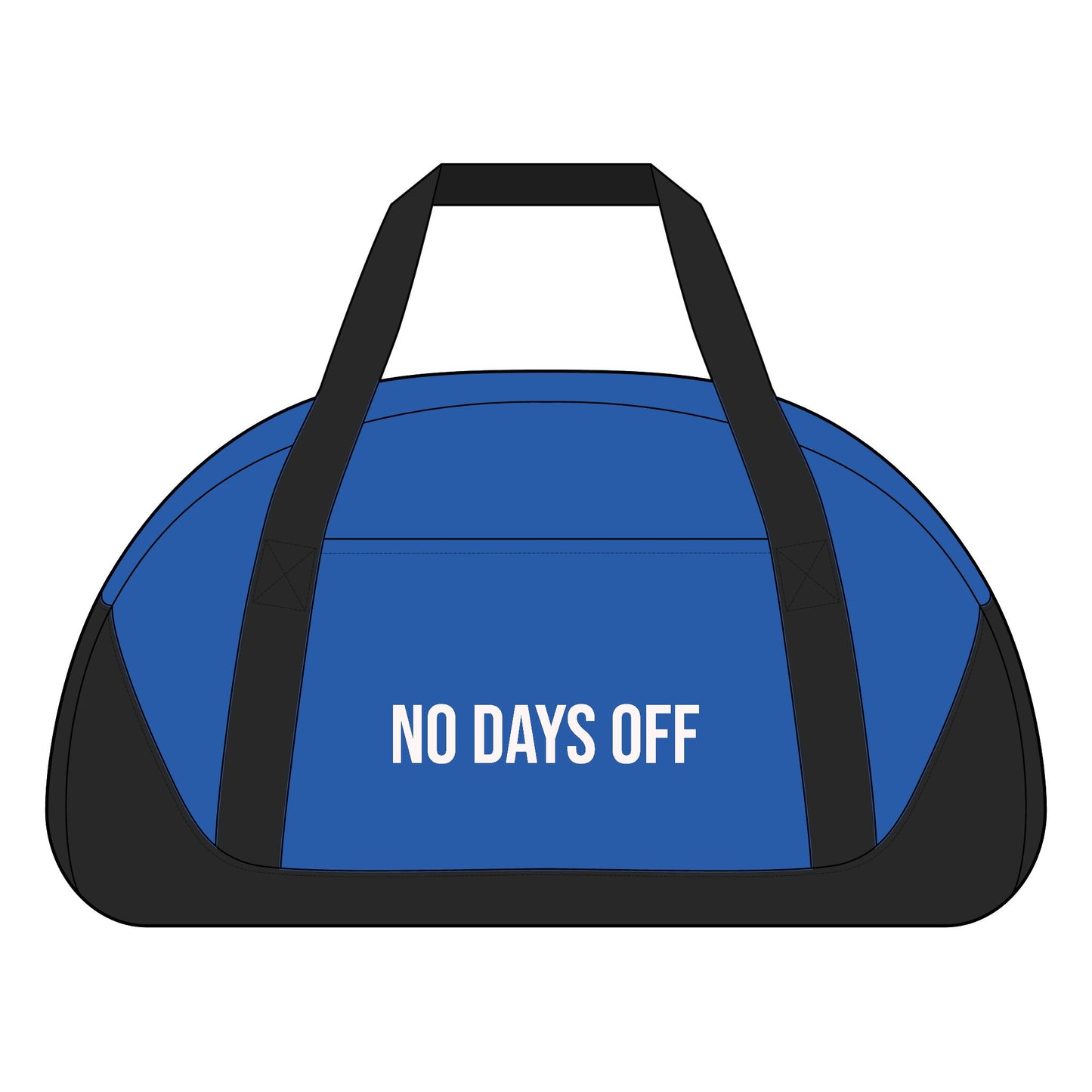 No Days Off Gym Duffel Bag — 'No Pain No Gain' Fitness Accessory