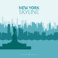 New York Skyline Cotton Tote — 'Carry Freedom, Carry Liberty' Canvas Bag