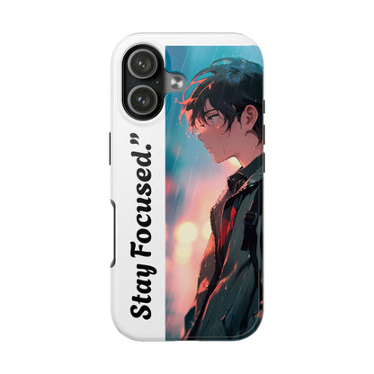 Stay Focused Anime Phone Case — Tough Protective iPhone Cover