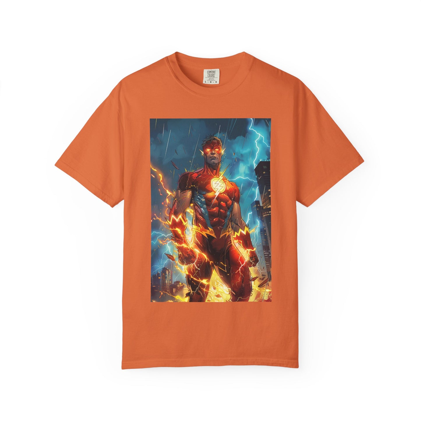 Electric Phoenix Graphic T‑Shirt — 'Hustle. Heal. Rise.' Motivational Tee