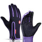 Winter Gloves Touch Screen Riding Motorcycle Sliding Waterproof Sports Gloves With Fleece