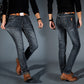 Mens Slim-fit Stretch Denim Jeans A Versatile Trendy Retro-tinged Korean-style Pair For Teens And Young Adults