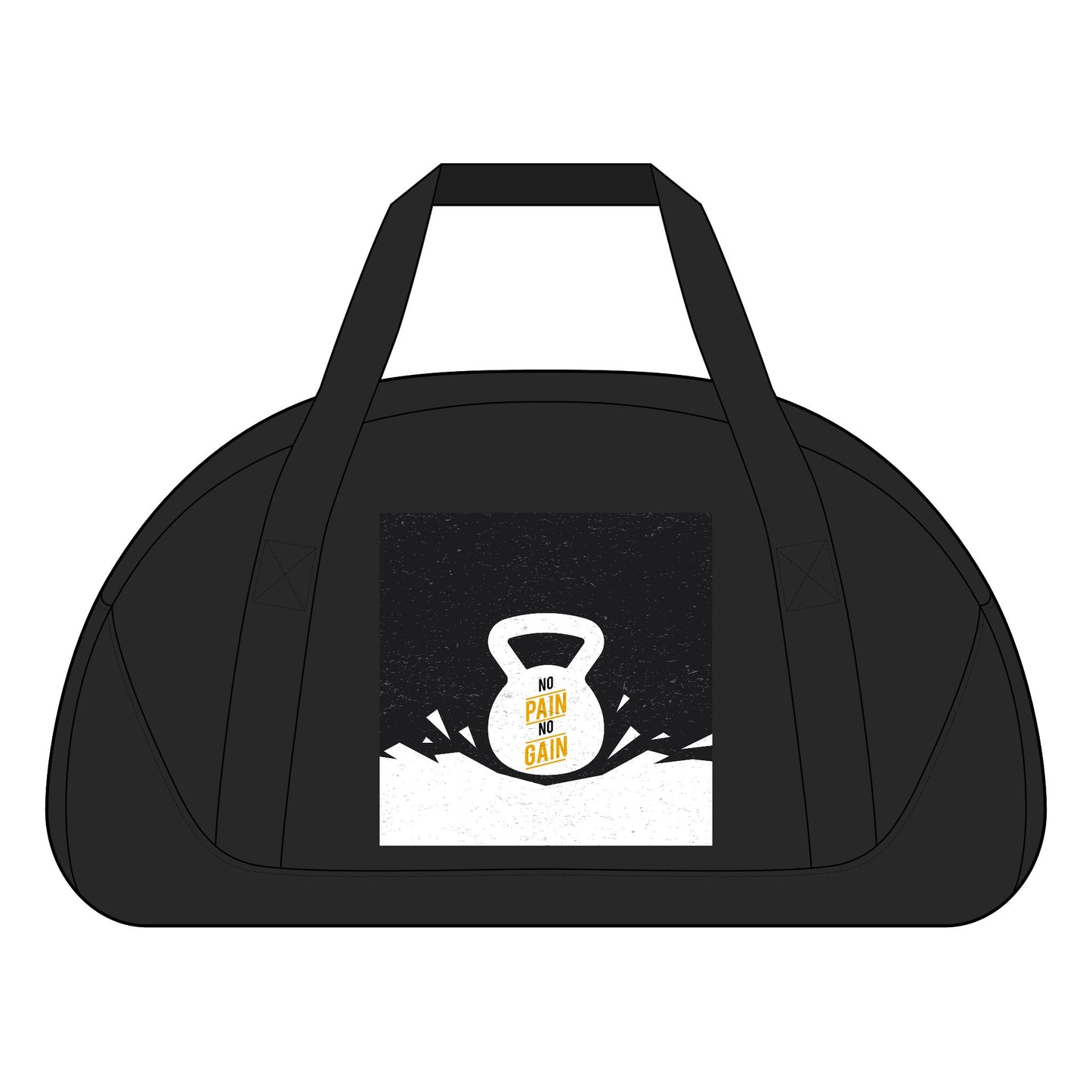 No Days Off Gym Duffel Bag — 'No Pain No Gain' Fitness Accessory