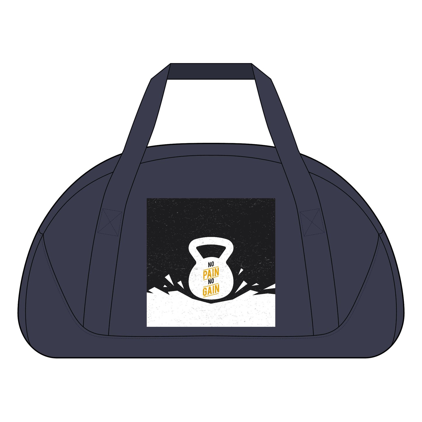 No Days Off Gym Duffel Bag — 'No Pain No Gain' Fitness Accessory