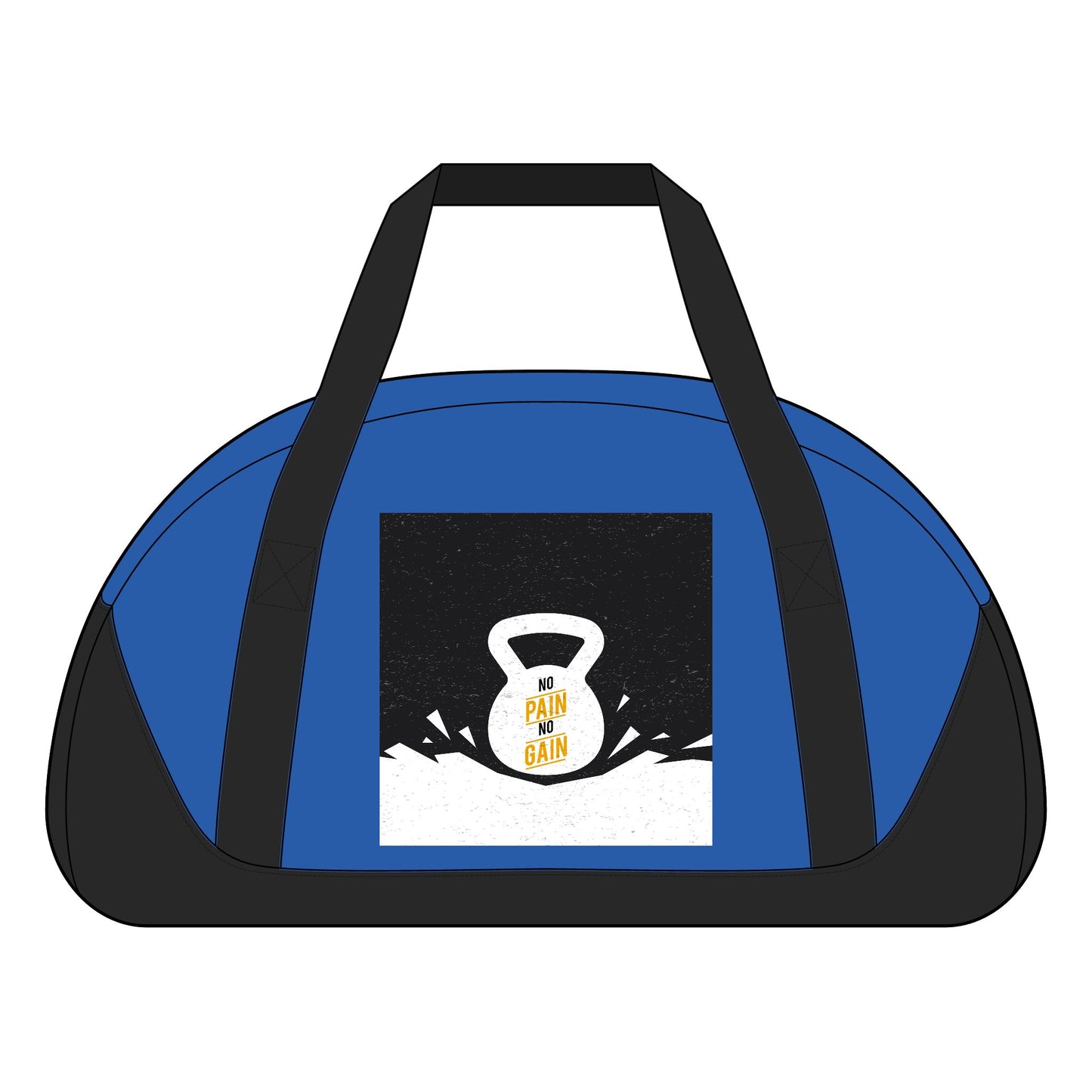 No Days Off Gym Duffel Bag — 'No Pain No Gain' Fitness Accessory