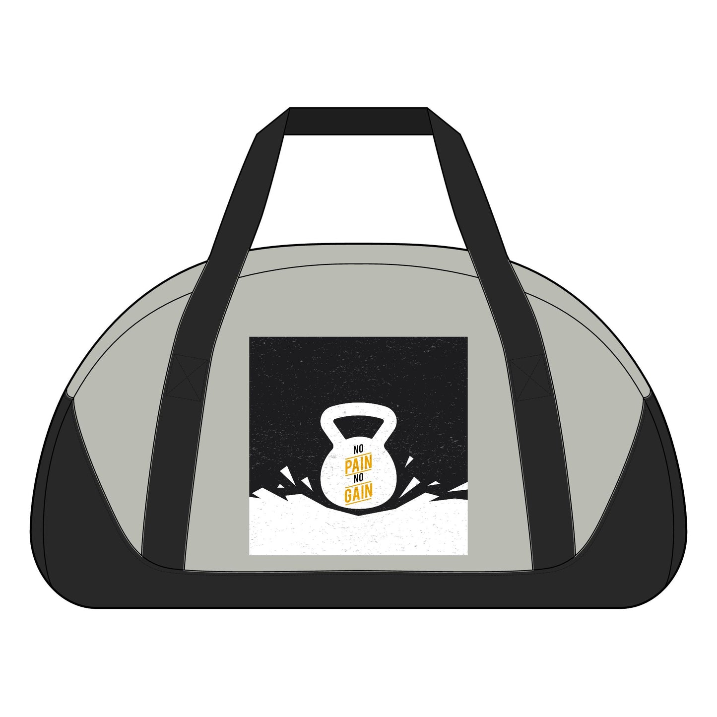 No Days Off Gym Duffel Bag — 'No Pain No Gain' Fitness Accessory