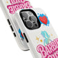 Barbie Girl Tough Magnetic Phone Case — Cute Pastel Silhouette Design