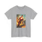 Heroic Iron Suit Graphic Tee — Futuristic Superhero Illustration T-Shirt