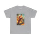 Heroic Iron Suit Graphic Tee — Futuristic Superhero Illustration T-Shirt