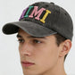 2pcs Funny Mimi Hat For Men Women, Adjustable Embroidered Wash Cotton Baseball Cap