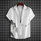 Oversized Hawaiian Simple Men'S Shirt Fashion 3d Printed Casual Retro Top Loose Wear Every Day Short Sleeved Comfort 2023 Summer