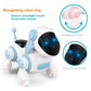 Electronic intelligent interactive robot dog, crawling dog toy with lights and music simulation, singing and interactive childre