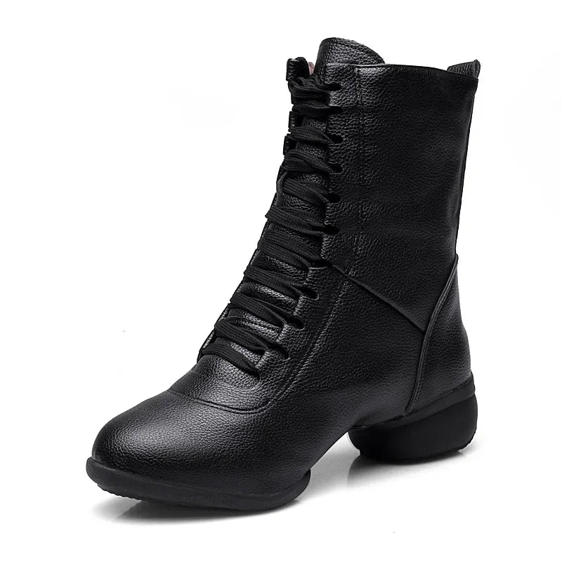 XIHAHA Dancing Boots Woman Jazz Dance Shoes High Quality Soft Women's Ballroom Modern Dancing Shoes Ladies Boots Sneakers