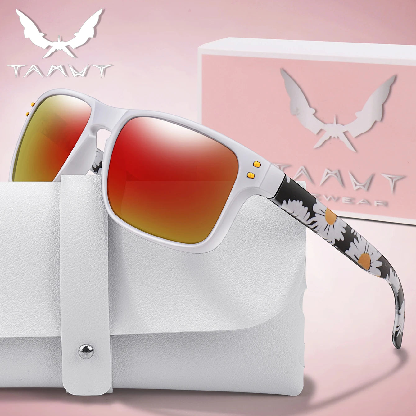 Polarized Sunglasses Men And Women Cycling Glasses Outdoor Sports Driving Hiking Colourful Shades UV400 Classic Goggles With BOX