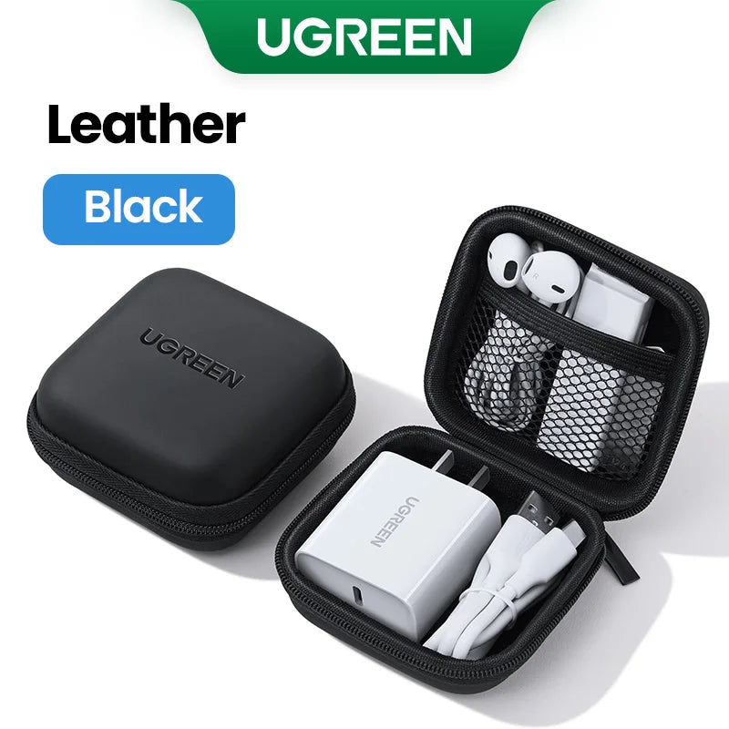 UGREEN Storage Case Bag for Airpods Charger Cable Bluetooth Headphones Funds Luxury Storage Case