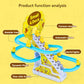 Electric Duck Climbing Stairs Toy Duck Track Racing Slide Music Roller Coaster Toys Children Gift Electronic Pets for Boys Girls