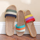 Hemp Summer Women's Slippers Home Luxury Designer Woman Shoes Flats 2026 Casual Indoor Slides Couple Soft Lightweight Large Size