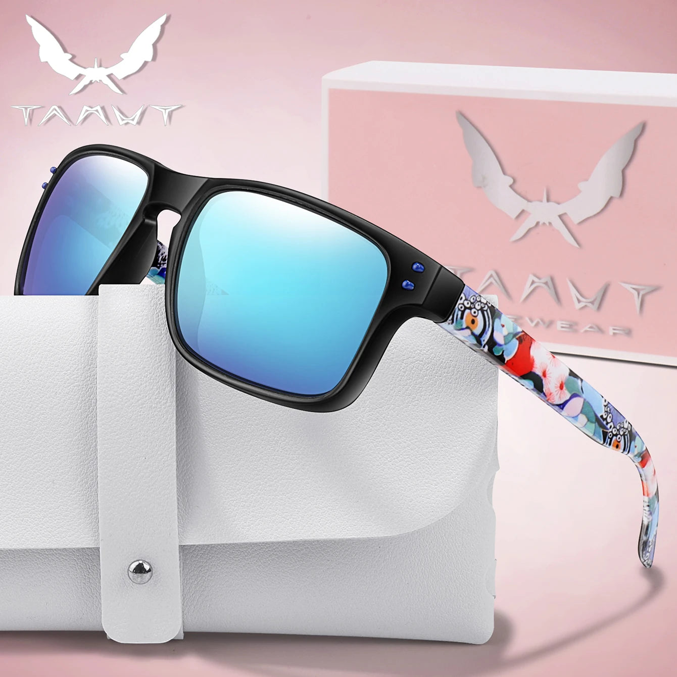 Polarized Sunglasses Men And Women Cycling Glasses Outdoor Sports Driving Hiking Colourful Shades UV400 Classic Goggles With BOX