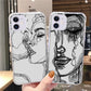 Aesthetic Cases For iPhone 14 Cases Iphone 11 13 15 Pro Max 12 Pro XR 7 8 SE 2022 2020 X Xs 6 Plus 13 Mini Silicon Fundas Cover