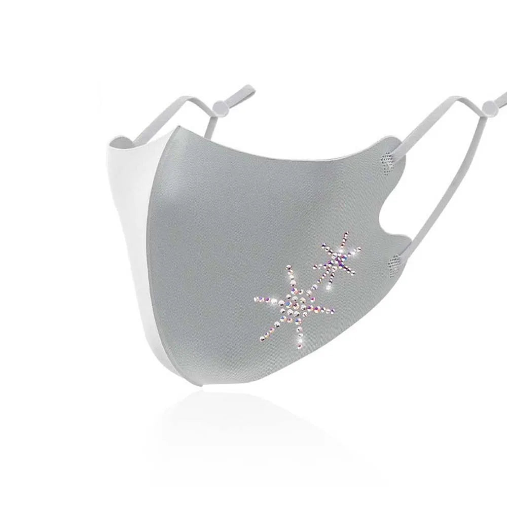 Adjustable Safe Reusable Anti Haze Sun protection Breathable Rhinestone Anti-Dust Face Cover Dust Mask Health Care Face Mask
