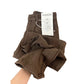 American Retro Brown Denim Trousers for Women Casual Solid Wide Leg Straight Long Jeans Daily All-Matched Commute Pants