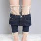New Winter Women Snow Thermal Fleece Skinny Jeans Casual Lady Warm Velvet Thick Pencil Pants Female Basic Fleece Denim Trousers