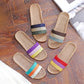 Hemp Summer Women's Slippers Home Luxury Designer Woman Shoes Flats 2026 Casual Indoor Slides Couple Soft Lightweight Large Size