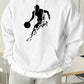 He Is Currently Playing Basketball Prints Men Hoodies Hip Hop Sport Pullovers Casual Loose Streetwear Fleece 12 Color Sweatshirt