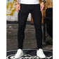 2025 Spring Men Designer Narrow Leg Jeans Male Comfortable Baggy Straight Leg Denim Pants Classic Solid Casual Daily Trousers