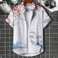 Oversized Hawaiian Simple Men'S Shirt Fashion 3d Printed Casual Retro Top Loose Wear Every Day Short Sleeved Comfort 2023 Summer