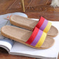 Hemp Summer Women's Slippers Home Luxury Designer Woman Shoes Flats 2026 Casual Indoor Slides Couple Soft Lightweight Large Size