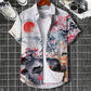 Oversized Hawaiian Simple Men'S Shirt Fashion 3d Printed Casual Retro Top Loose Wear Every Day Short Sleeved Comfort 2023 Summer