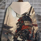 Men's Samurai Cat 3d Print Graphic Hoodies Men Fashion Oversized Hoodie Sweatshirt Coat Sweat Mens Clothes Sudaderas