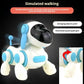 Electronic intelligent interactive robot dog, crawling dog toy with lights and music simulation, singing and interactive childre