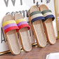 Hemp Summer Women's Slippers Home Luxury Designer Woman Shoes Flats 2026 Casual Indoor Slides Couple Soft Lightweight Large Size