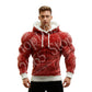 2026 Men's Fashion Flannel Hoodie Pullover Abdominal Muscle Design Sportswear Autumn Winter Casual Long Sleeve Hooded Sweatshirt