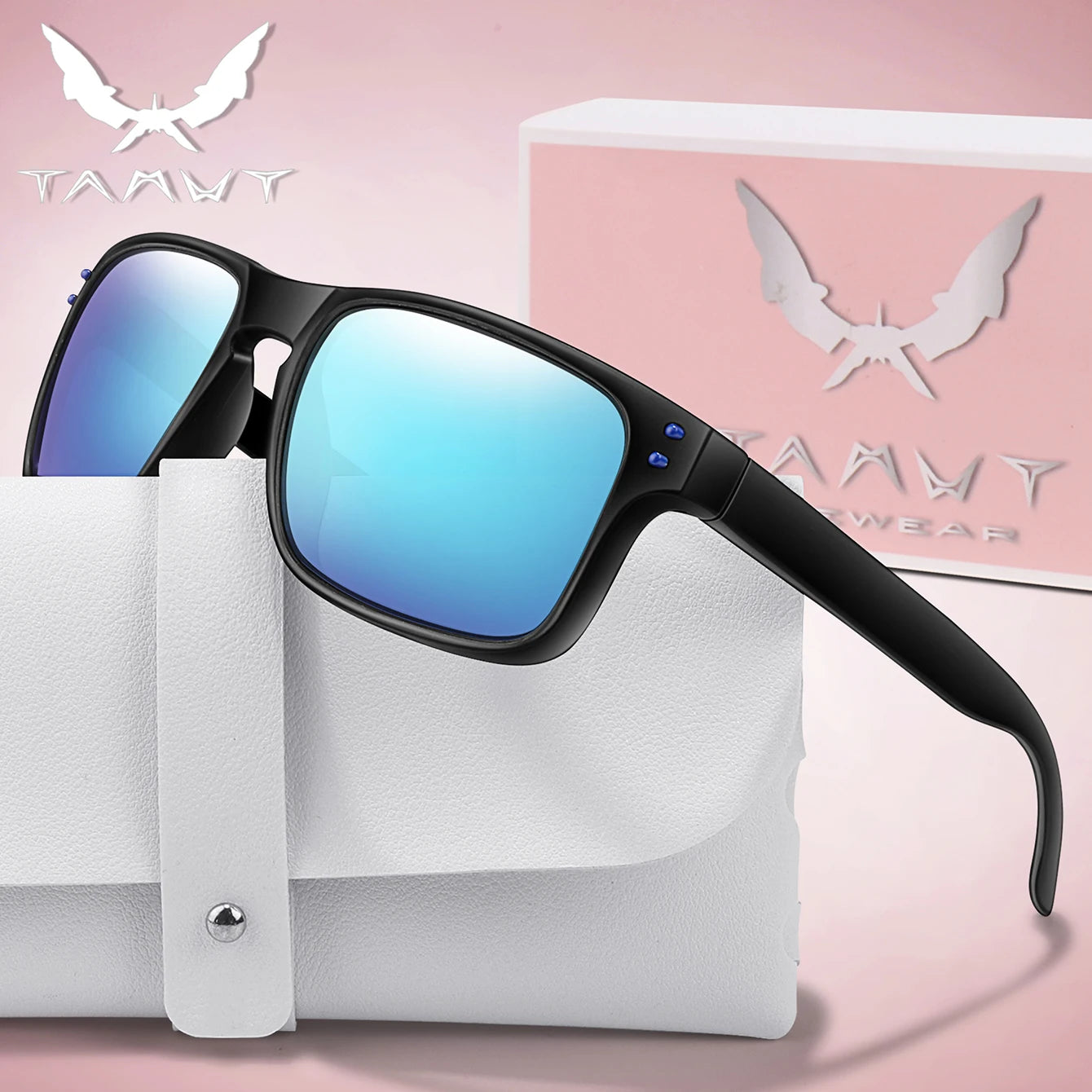 Polarized Sunglasses Men And Women Cycling Glasses Outdoor Sports Driving Hiking Colourful Shades UV400 Classic Goggles With BOX